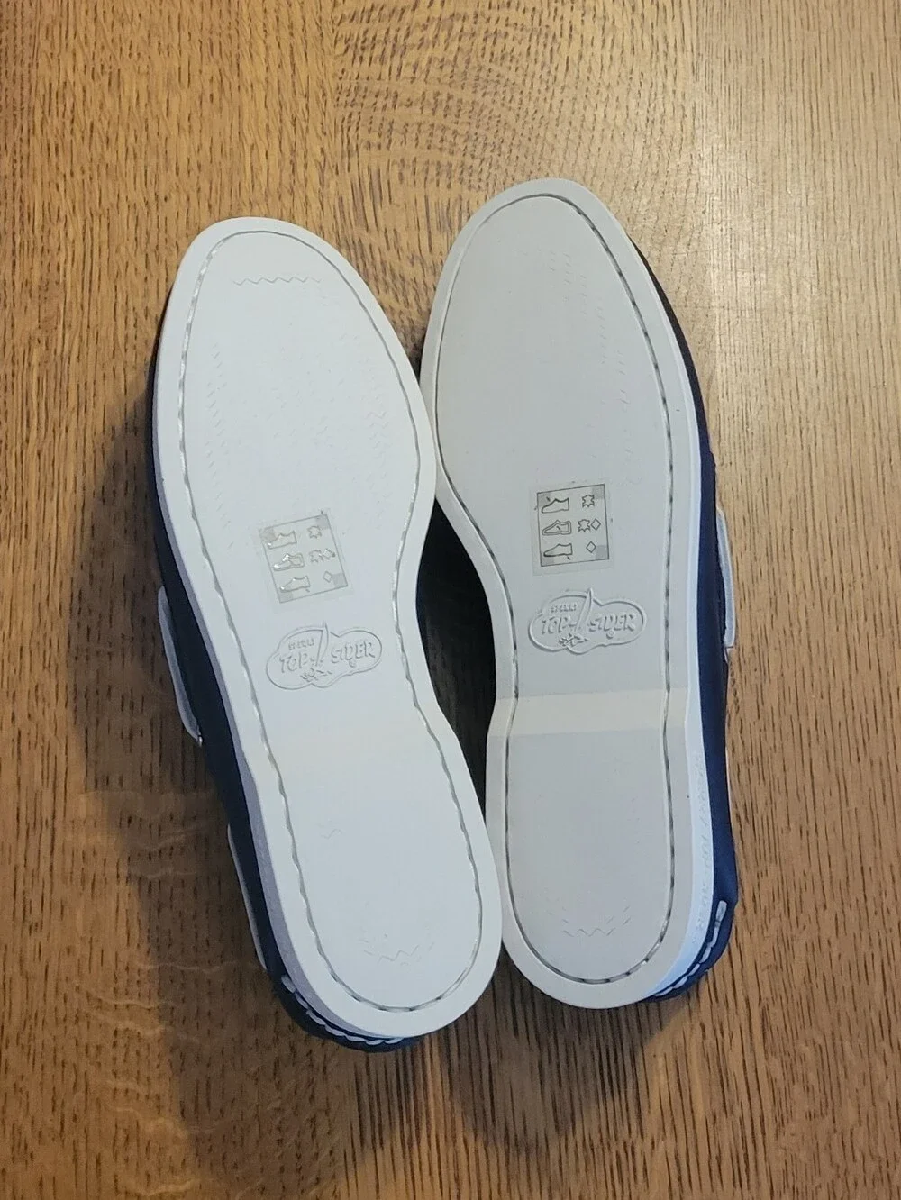 Sperry x J. Crew Authentic Original Leather Boat Shoes - navy, white